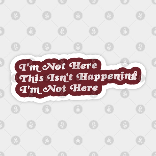 How To Disappear Completely Lyrics FanArt Sticker by darklordpug